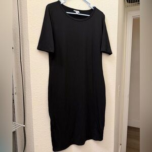 LuLaRoe Classic Black Midi Dress